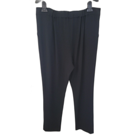 Womens 10 Crosby Derek Lam Pleated Black Trousers - Picture 2 of 4